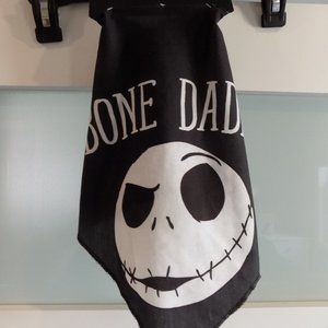 Nightmare Before Christmas Bone Daddy Pet Bandana Tie On Size L/XL NEW